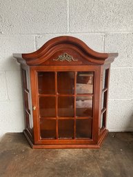 Vintage Bombay Company Curio Cabinet