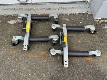 Pair Of Hydraulic Vehicle Positioning Jacks