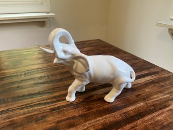 Porcelain Elephant Figurine