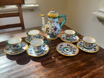 Ricco Deruta Classico Tea Set