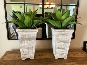 Faux Fox Tail Agave Plants