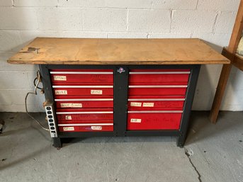 Craftsman Workbench With 9 Drawers (1 Of 3)