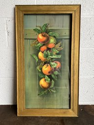 Vintage Framed Fruit Still Life Print