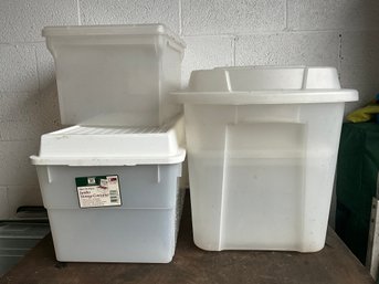 Grouping Of Storage Totes