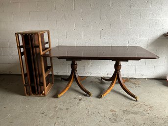 Regency-style Mahogany Extension Dining Table
