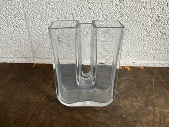 Glass Divided Flower Vase