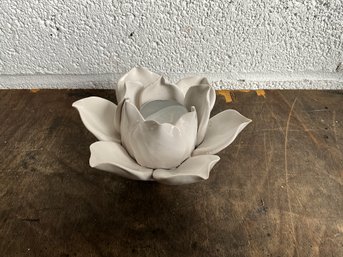 Ceramic Floral Tea Light Holder