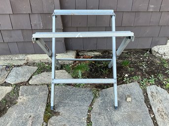 Folding Metal Table Saw And Work Stand