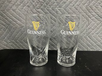 (2) Guinness Beer Pint Glasses