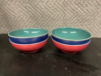 Grouping Of Denby Cereal Bowls