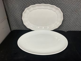 (2) Serving Platters