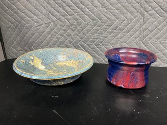 (2) Studio Pottery Pieces