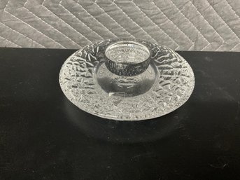 Orrefors Tea Light Candle Holder