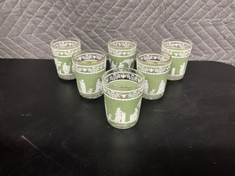 Grouping Of Vintage  Hellenic Grecian Glasses