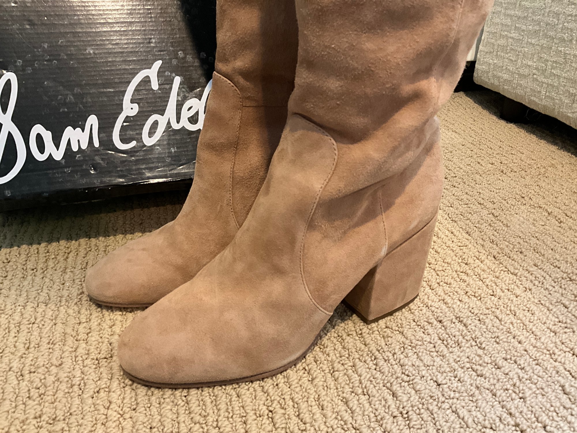 Sam Edelman Thora Suede Boots - Size 8 1/2M #25480 | Auctionninja.com