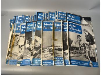 Grouping Of Vintage Model Railroader Magazines