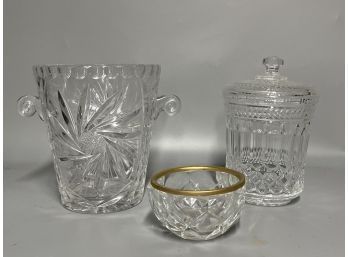 Grouping Of Pressed Glass Incl. Val St. Lambert