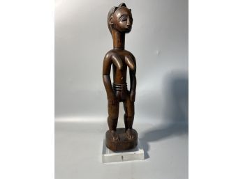 African Carved Wood Fertility Statue