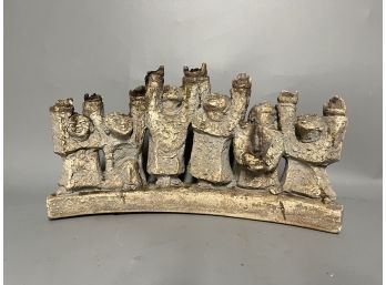 Cast Figural Menorah