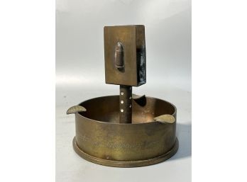 German WWII Ashtray, Dated 1945