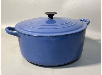 Le Creuset Blue Enameled Cast Iron Lidded Pot