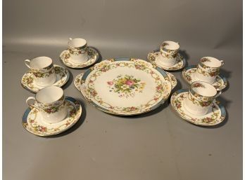 Shelley 'Dubarry' Bone China Demi Tasse Service