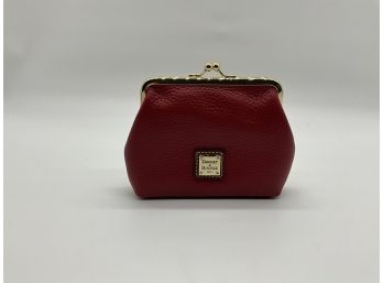 Dooney & Bourke Pebbled Leather Framed Purse