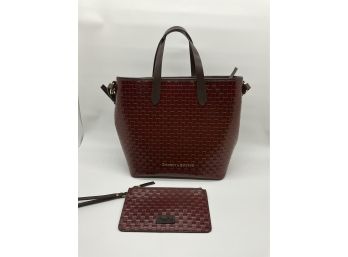 Dooney & Bourke Woven Embossed 'Lilliana' Leather Tote Incl. Wristlet