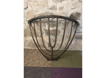 Antique Wrought Iron Barn Corner Hay Rack/Feeder