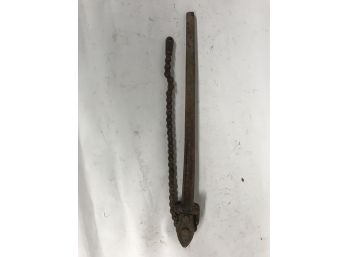 Vintage Iron Pipe Chain Wrench