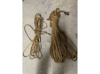 (2) Utility Ropes (2 Of 2)