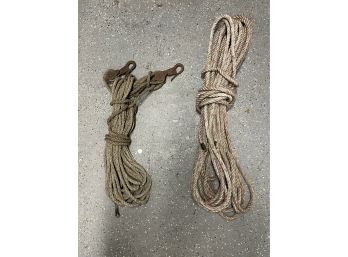 (2) Utility Ropes (1 Of 2)