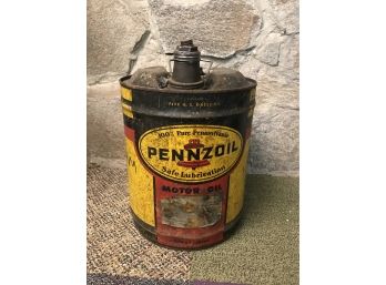 Vintage Pennzoil Motor Oil Can