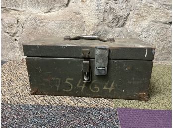 Vintage Metal Toolbox W/ Tools