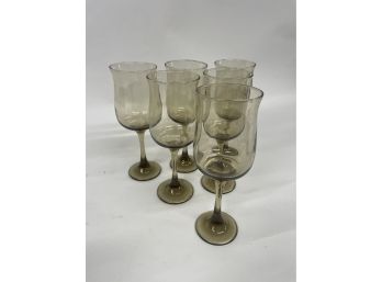 (6) Wine Glasses