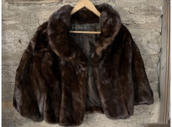 Vintage B. Altman & Co. Fur Capelet