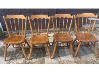 (4) Antique Colonial Creation Dining Chairs