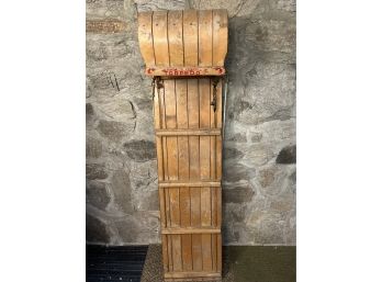 Vintage Canadian 'Torpedo' Toboggan Sled