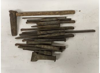 Vintage Chisel And Punch Lot