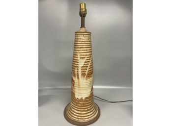 Vintage Pottery Lamp