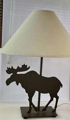 Moose Lamp With Shade