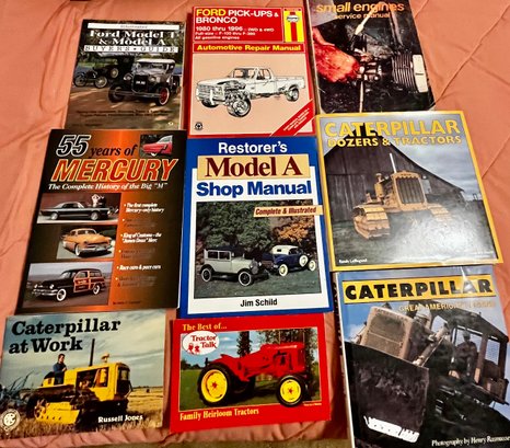 Caterpillar Dozer & Tractor And Automotive BOOK LOT