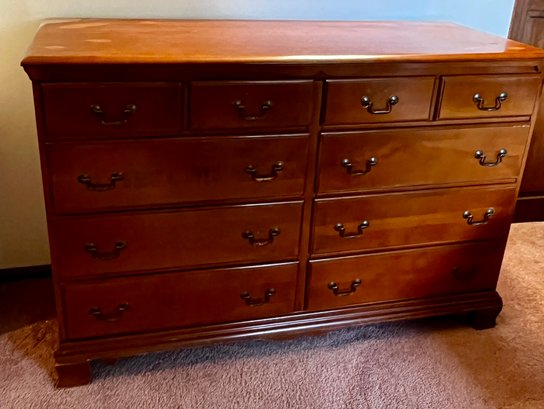 Double Solid Maple Dresser