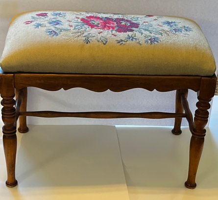 Needle Point Bench Seat