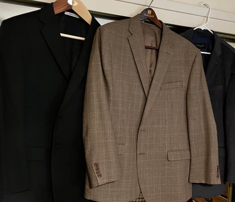 Three Mens Suit Coats