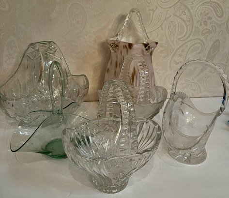 Crystal And Glass Baskets