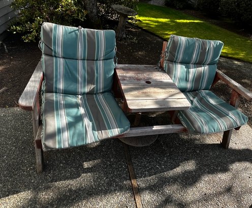 Two Seater Cedar Garden Patio  Chair
