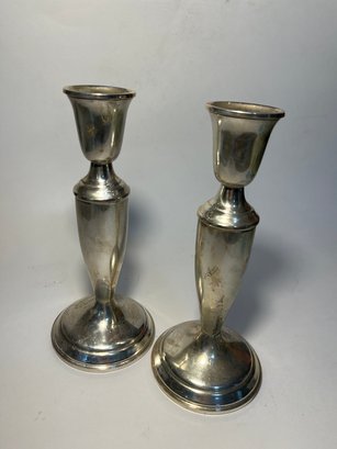 Sterling Silver Towle  Candle Holders