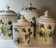 Ornate Floral Kitchen Containers Made In Italy
