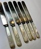 Mother Of Pearl Handle Knives (6) England